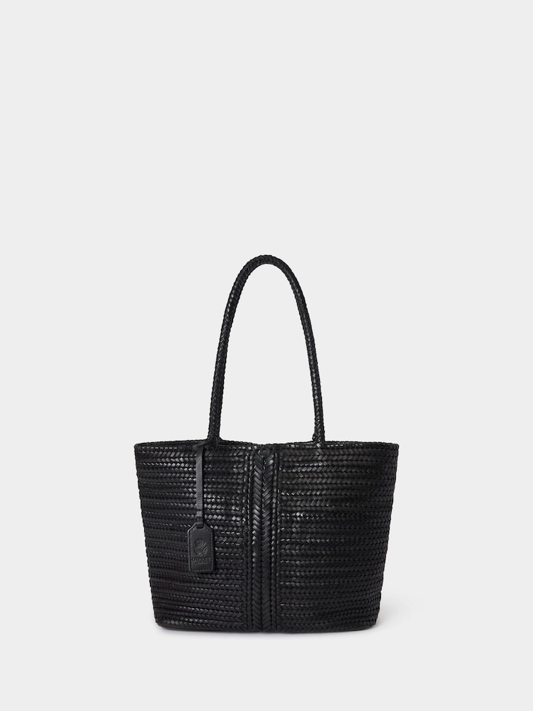 Osprey London The Lima Leather Black Tote Bag - Image 1 of 5