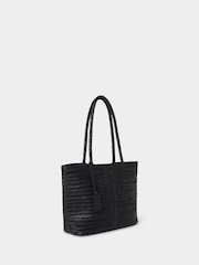 Osprey London The Lima Leather Black Tote Bag - Image 2 of 5