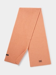 Osprey London Orange Ribbed Scarf - Image 2 of 3
