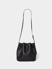 Osprey London The Monterrey Leather Bucket Black Bag - Image 5 of 6
