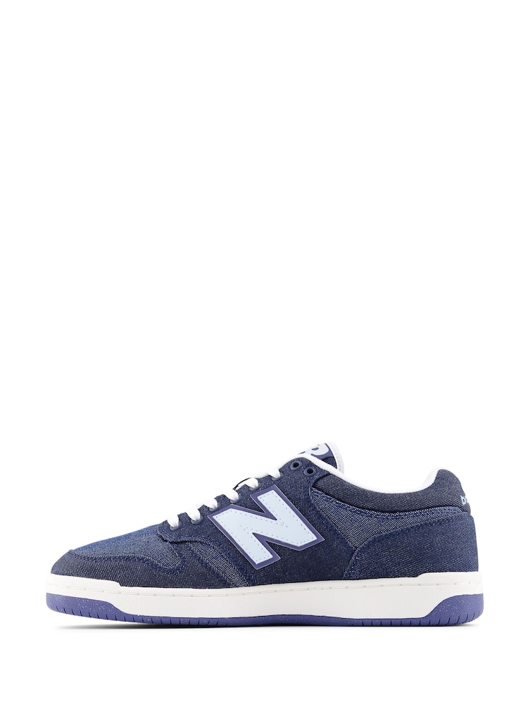 New Balance Navy Mens 480 Trainers - Image 2 of 5 New Balance Navy Mens 480 Trainers - Image 2 of 5