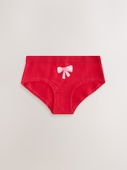 Red Hipster Briefs 5 Pack (2-16yrs) - Image 7 of 9