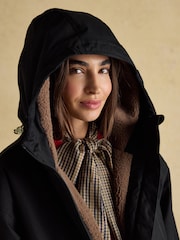 Joules Coverwell Black Waterproof Fleece Lined Coat - Image 12 of 13