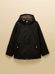 Joules Coverwell Black Waterproof Fleece Lined Coat - Image 13 of 13