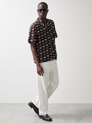 Reiss Black Vision McLaren F1 Team Speedmark Logo Shirt - Image 3 of 6