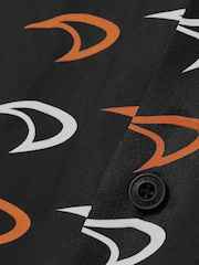 Reiss Black Vision McLaren F1 Team Speedmark Logo Shirt - Image 6 of 6