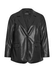 Evans PU Black Blazer - Image 5 of 5