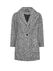 Evans Grey Curve Boucle Formal Coat - Image 5 of 5