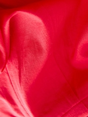 Bright Red Sleeveless Bow Front Mini Dress - Image 8 of 9