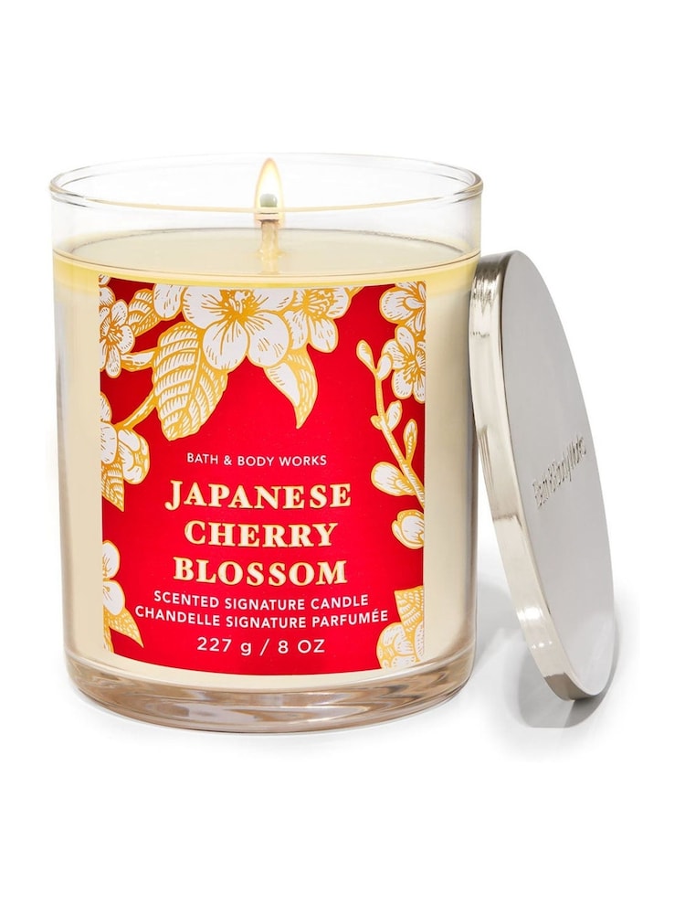 Bath & Body Works Japanese Cherry Blossom 12 Single Wick Candle - Image 1 of 1