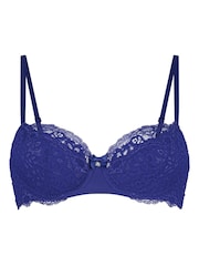 Hunkemöller Purple Marine Padded Underwired Bra - Image 4 of 5