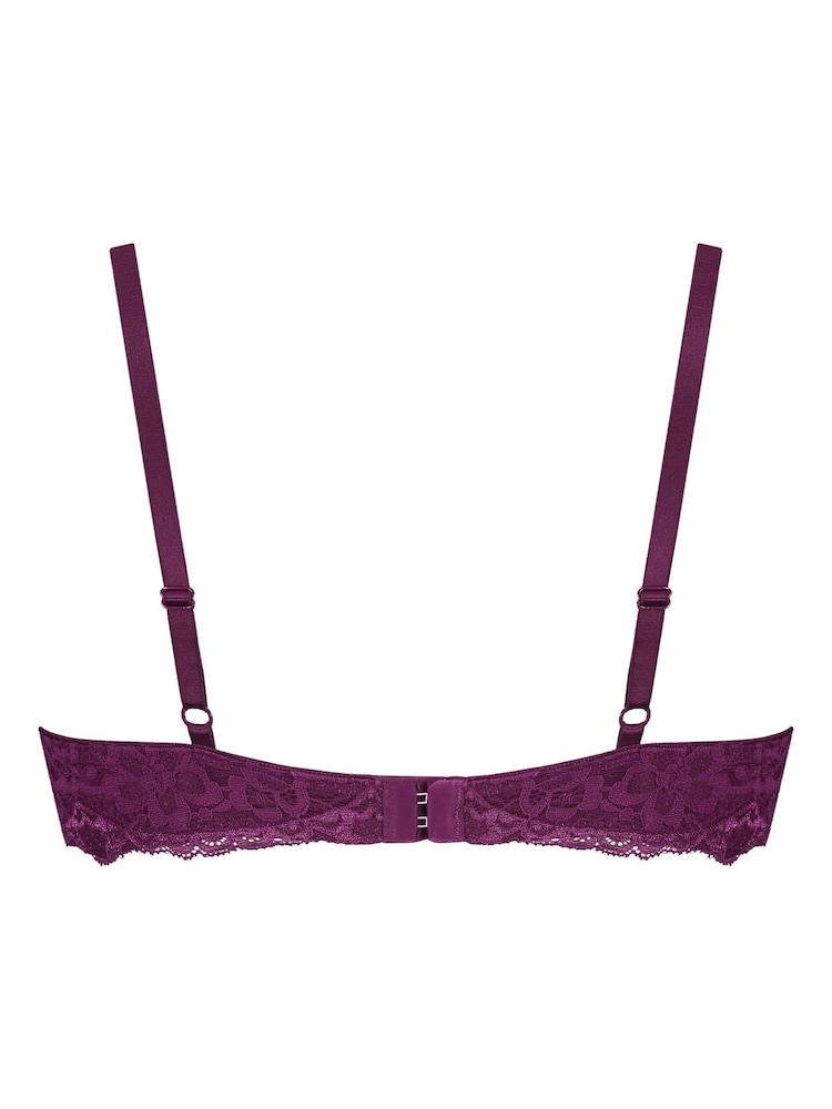 Hunkemöller Blue Marine Non-Padded Underwired 100% Cotton Bra - Image 5 of 5