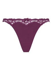 Lila - Hunkemoller Blue Lace and Shine knickers - Bild 4 von 5