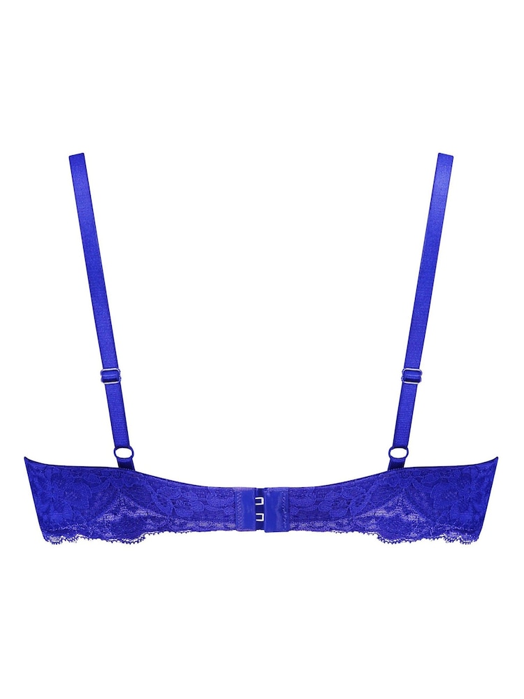 Hunkemöller Blue Marine Non-Padded Underwired 100% Cotton Bra - Image 5 of 5
