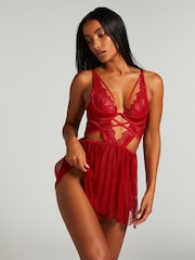 Hunkemöller Red Billie Babydoll - Image 1 of 5