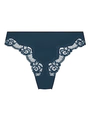 Hunkemoller Purple Lace and Shine Brazilian knickers - Image 5 of 5