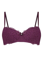 Lila - Hunkemöller Purple Marine Padded Underwired Bra - Bild 4 von 5