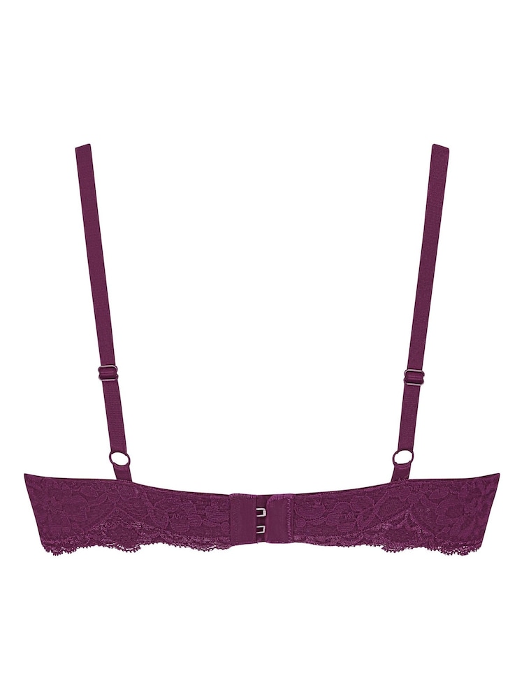 Lila - Hunkemöller Purple Marine Padded Underwired Bra - Bild 5 von 5