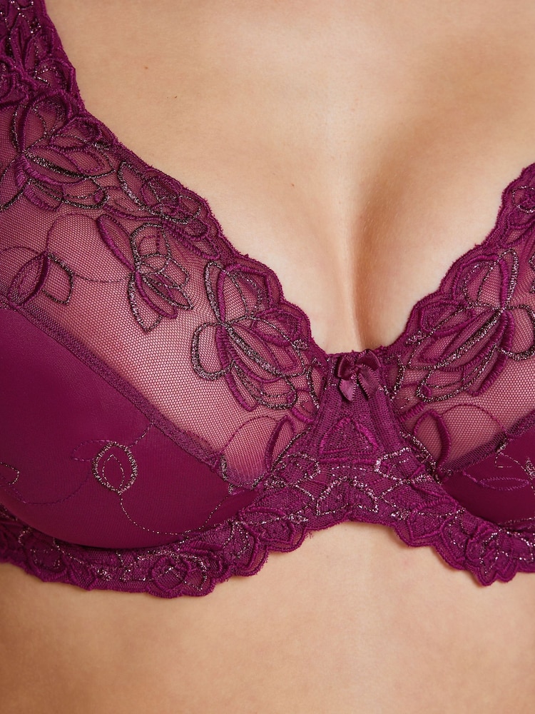 Morado - Hunkemöller Diva Non Padded Underwired White Bra - Imagen 2 de 4 Morado - Hunkemöller Diva Non Padded Underwired White Bra - Imagen 2 de 4