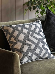 Gallery Home Grey Celestia Jacquard Cushion - Image 1 of 4