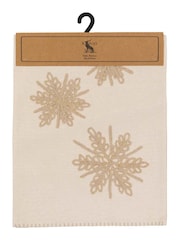 Gallery Home Cream Deco Luxe Snowdrop Table Runner - Image 4 of 4