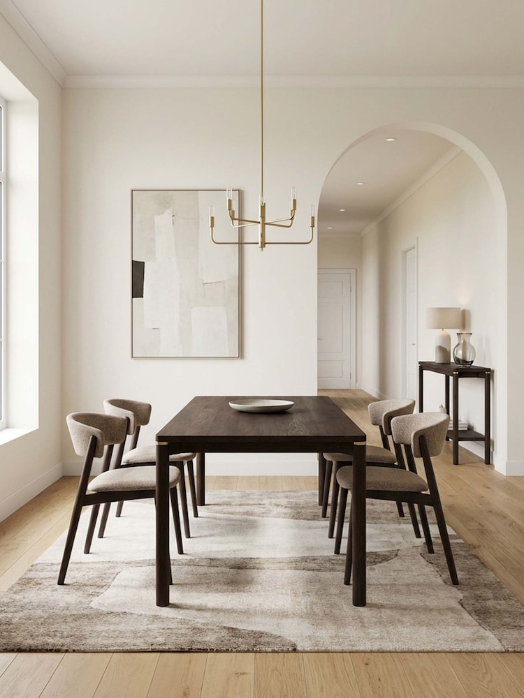 Royalcraft Dark Espresso Arka Dark Wood Dining Table - Image 1 of 7