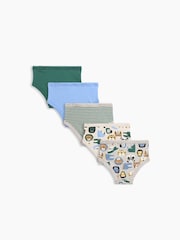Gap Stretch Cotton Briefs 5-Pack - Imaginea 2 din 2