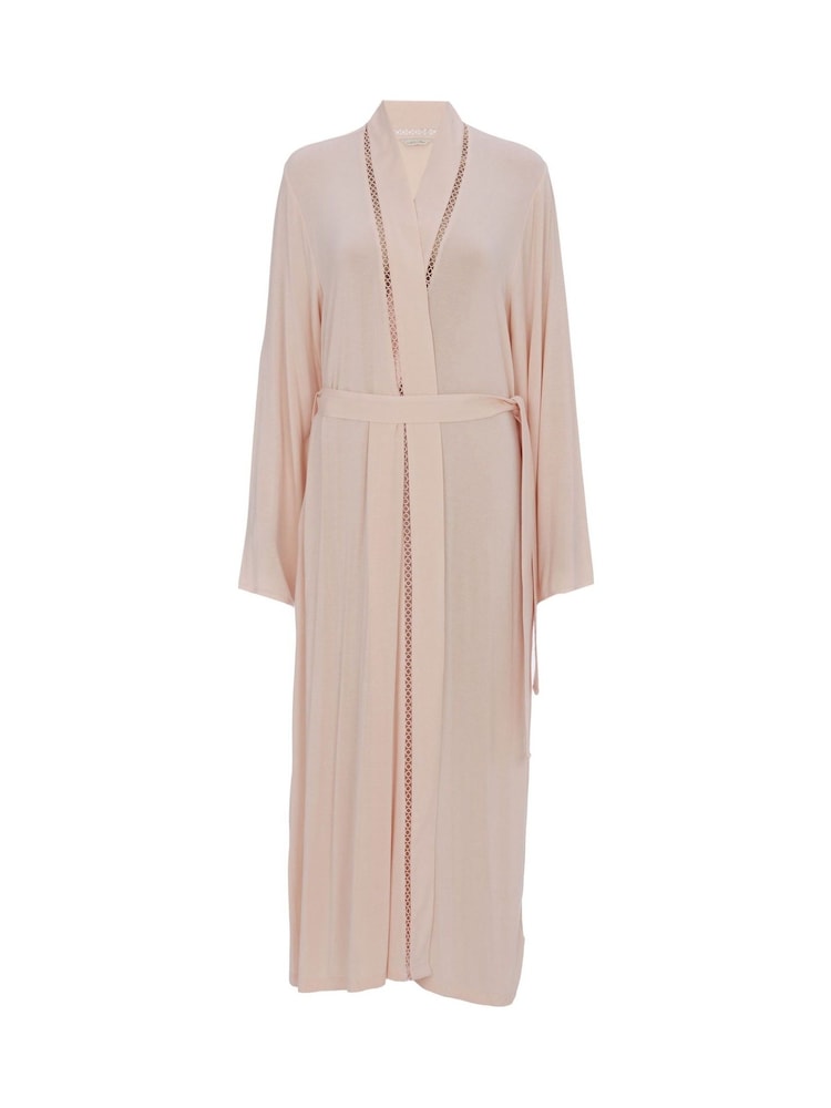 Cyberjammies Nora Rose Long Sleeve Jersey Dressing Gown - Image 3 of 3