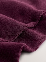 Plum Red Pink and Black Cotton Rich Tights 3 Pack - Image 5 of 6