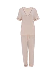 Cyberjammies Nora Rose Jersey Short Sleeve Pyjamas Set - Image 3 of 3