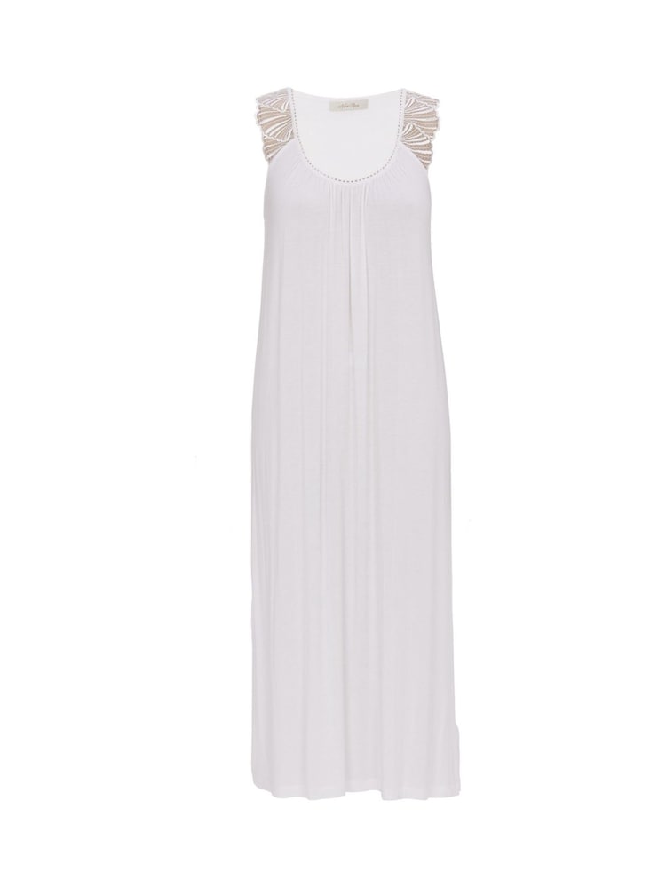 Cyberjammies White Nora Rose Long Sleeve Short Nightdress - Image 4 of 4
