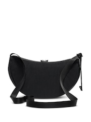 Nike Black Bleached Turq Corduroy Aura Crescent Cross-Body Bag - Image 2 of 4