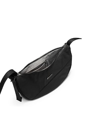 Nike Black Bleached Turq Corduroy Aura Crescent Cross-Body Bag - Image 4 of 4