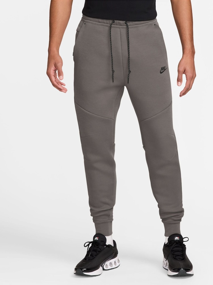 Nike Grey Stone Tech Fleece Joggers - Image 1 of 3 Nike Grey Stone Tech Fleece Joggers - Image 1 of 3