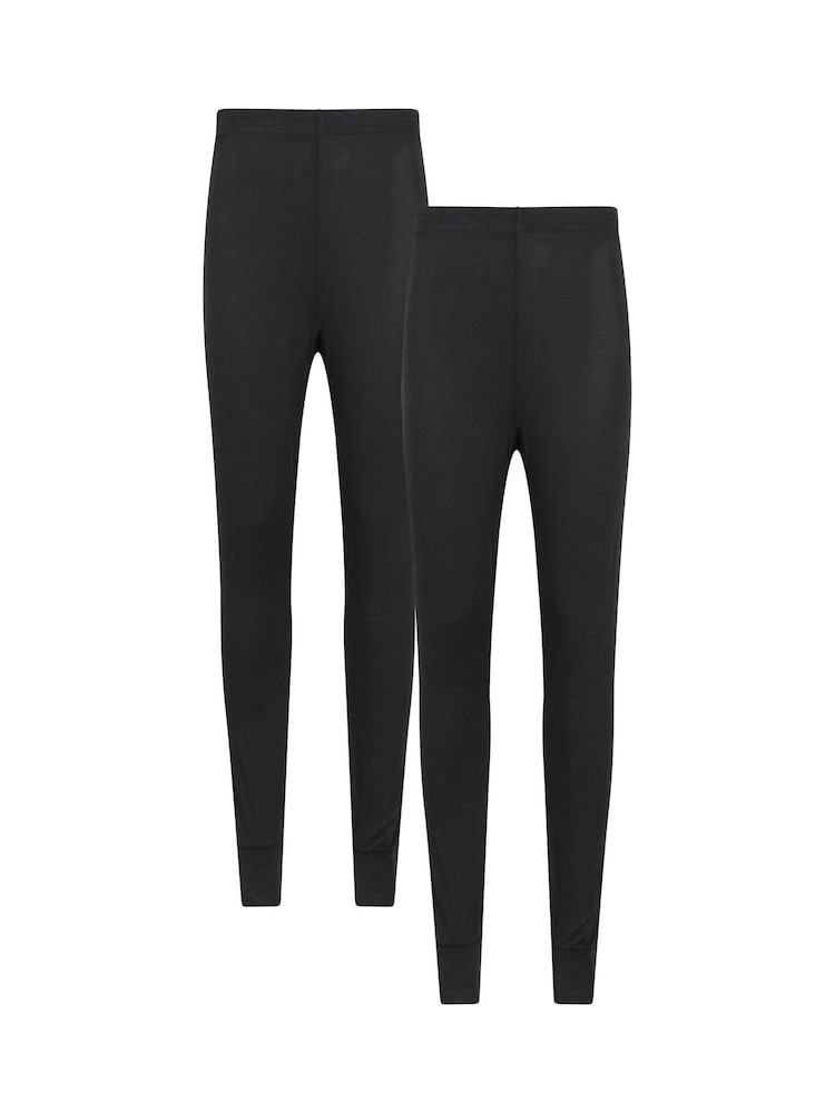 Mountain Warehouse Black Womens Keep The Heat Thermal Pants Multipack - Image 1 of 6