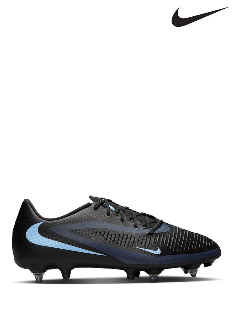 Nike Black Phantom Academy Soft Ground Football Boots - Image 1 of 14