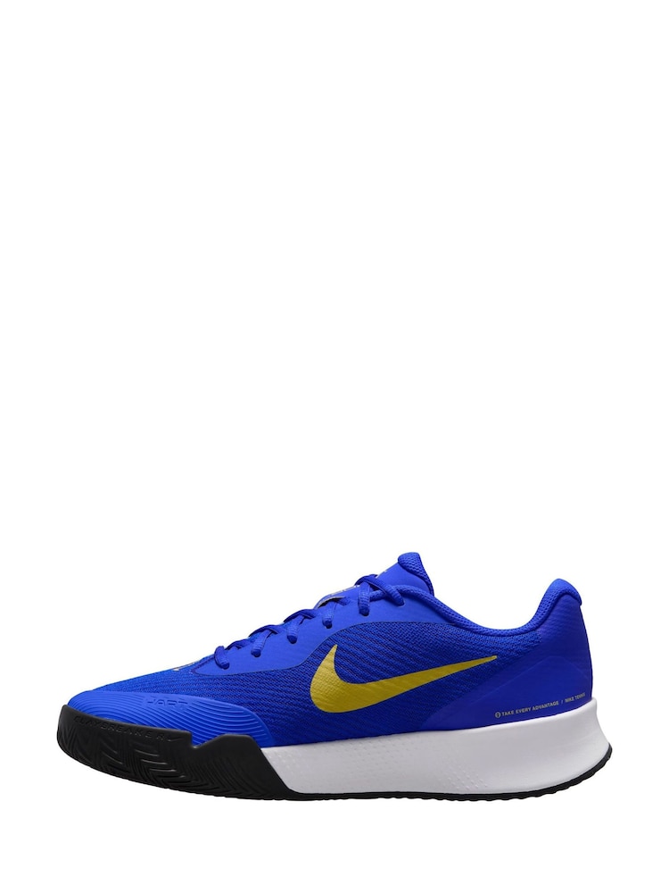 Nike Blue Vapor Lite 3 Clay Tennis Trainers - Image 2 of 4 Nike Blue Vapor Lite 3 Clay Tennis Trainers - Image 2 of 4
