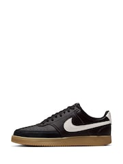 Nike Black Court Vision Low Trainers - Image 2 of 5