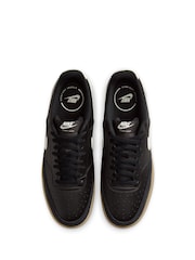 Nike Black Court Vision Low Trainers - Image 4 of 5