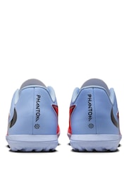 Nike Blue Phantom Club Turf Football Boots - Image 3 of 10