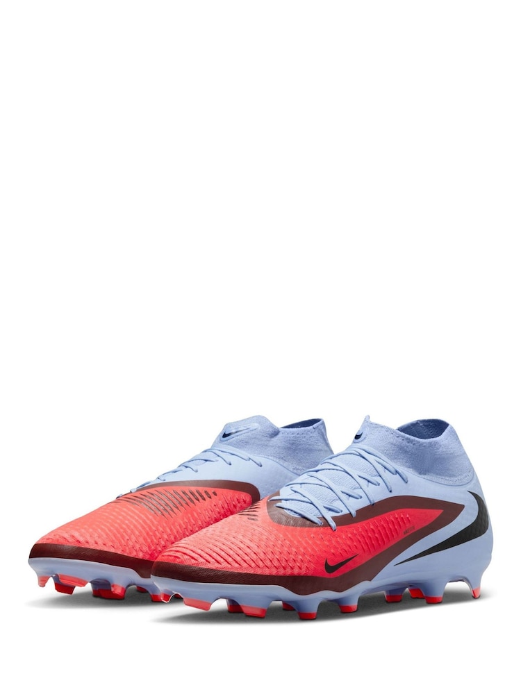 Nike Blue Phantom Multi Ground Football Boots - Image 2 of 11 Nike Blue Phantom Multi Ground Football Boots - Image 2 of 11