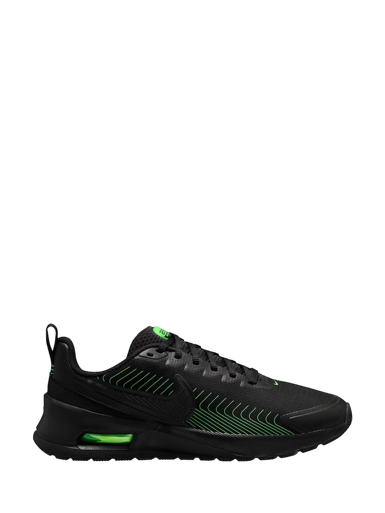 Nike Black/Green Air Max Nuaxis Trainers - Image 1 of 4 Nike Black/Green Air Max Nuaxis Trainers - Image 1 of 4