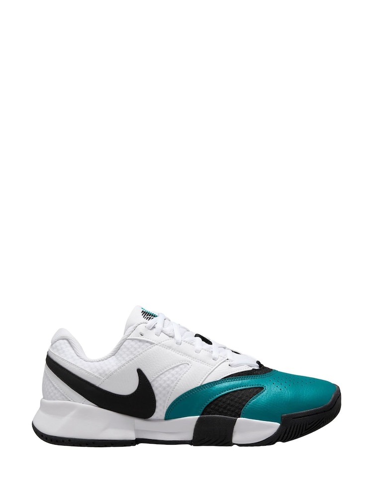 Nike White Court Lite 4 Tennis Trainers - Image 1 of 4 Nike White Court Lite 4 Tennis Trainers - Image 1 of 4