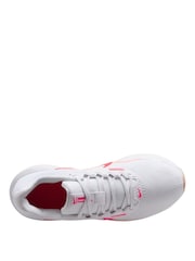 Nike White Red Downshifter 13 Road Running Trainers - Image 3 of 4