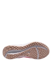 Nike White Red Downshifter 13 Road Running Trainers - Image 4 of 4