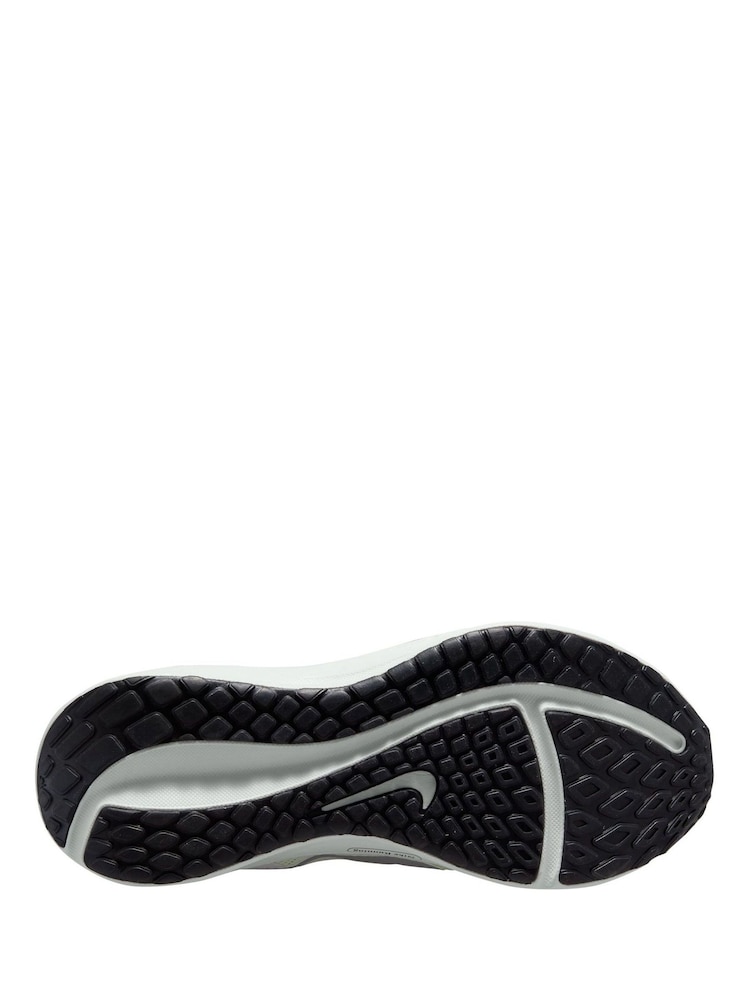 Nike White Metallic Downshifter 13 Road Running Trainers - Image 4 of 4