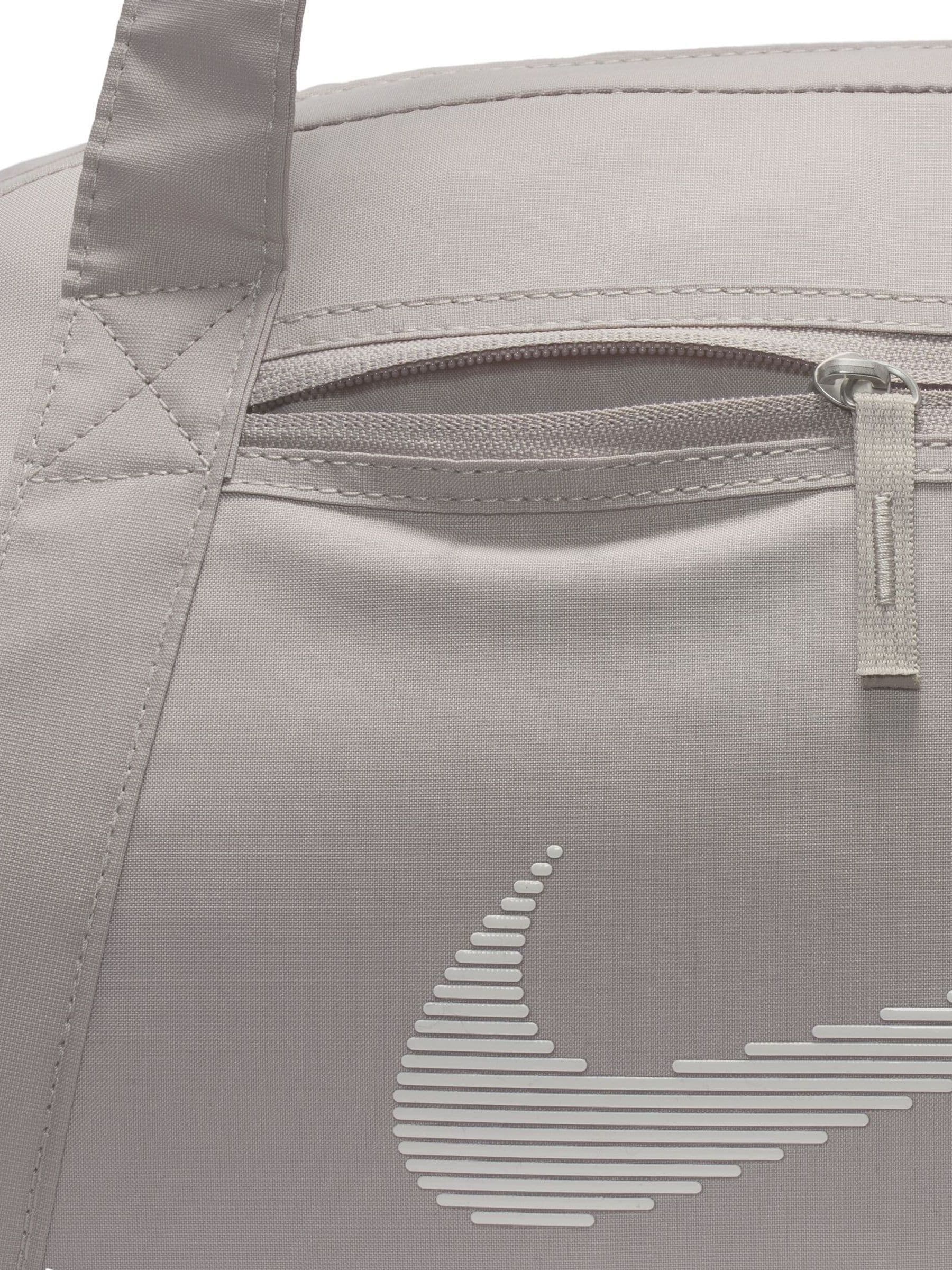 gray nike duffel bag