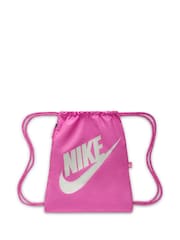 Nike Playful Pink Heritage Drawstring Bag - Image 1 of 6