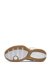 Nike White/Gold Air Monarch Gym Trainers - Image 6 of 8