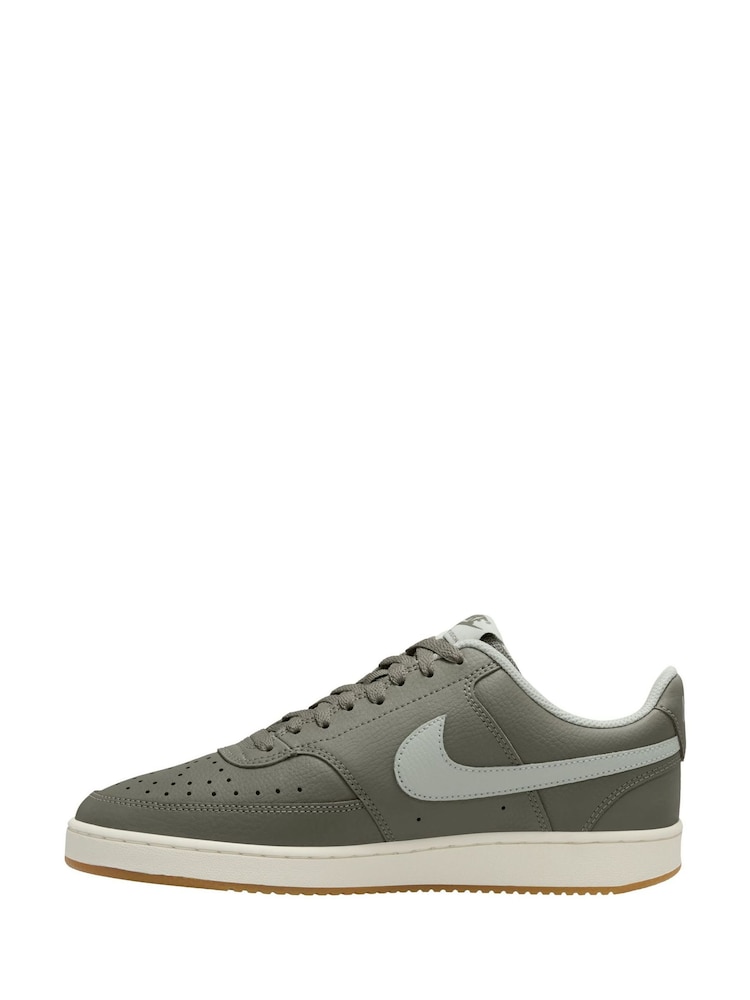 Nike Green Court Vision Low Trainers - Image 2 of 4